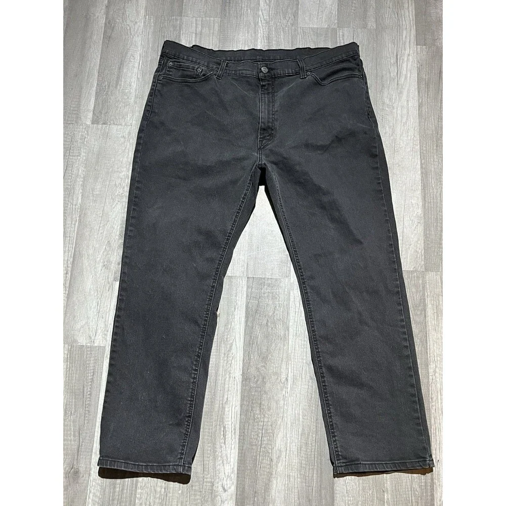 Levi's 541 Pants Mens 40 x 30 Black Athletic Fit All Season Tech Chino Khakis
